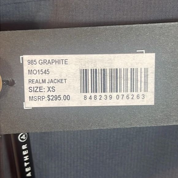 Aether Men's Realm Jacket in Graphite size XS - Picture 4 of 14